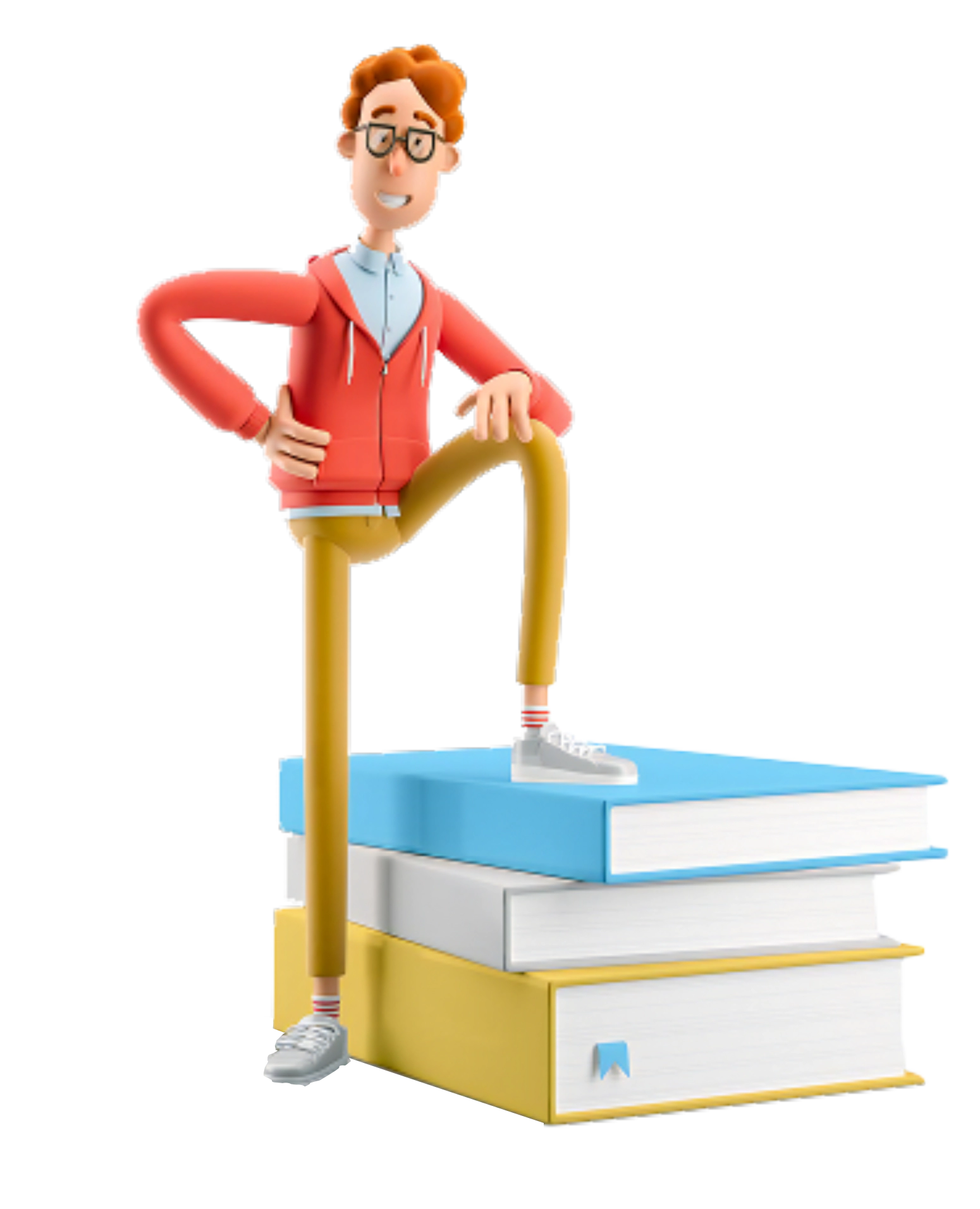 nerd larry book 3d illustration study 1855031287 1